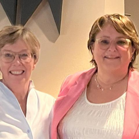 Kristín Ólafsdóttir og Ingibjörg Magnúsdóttir